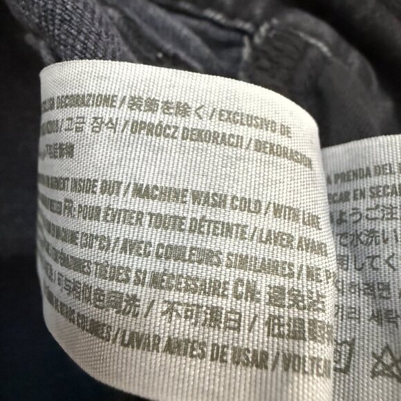 Abercrombie & Fitch Curve Love 90s Straight Ultra High Rise Jeans Women 4S Black - Picture 13 of 13